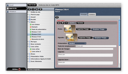 Administration simple de votre site web dynamique (CMS)
