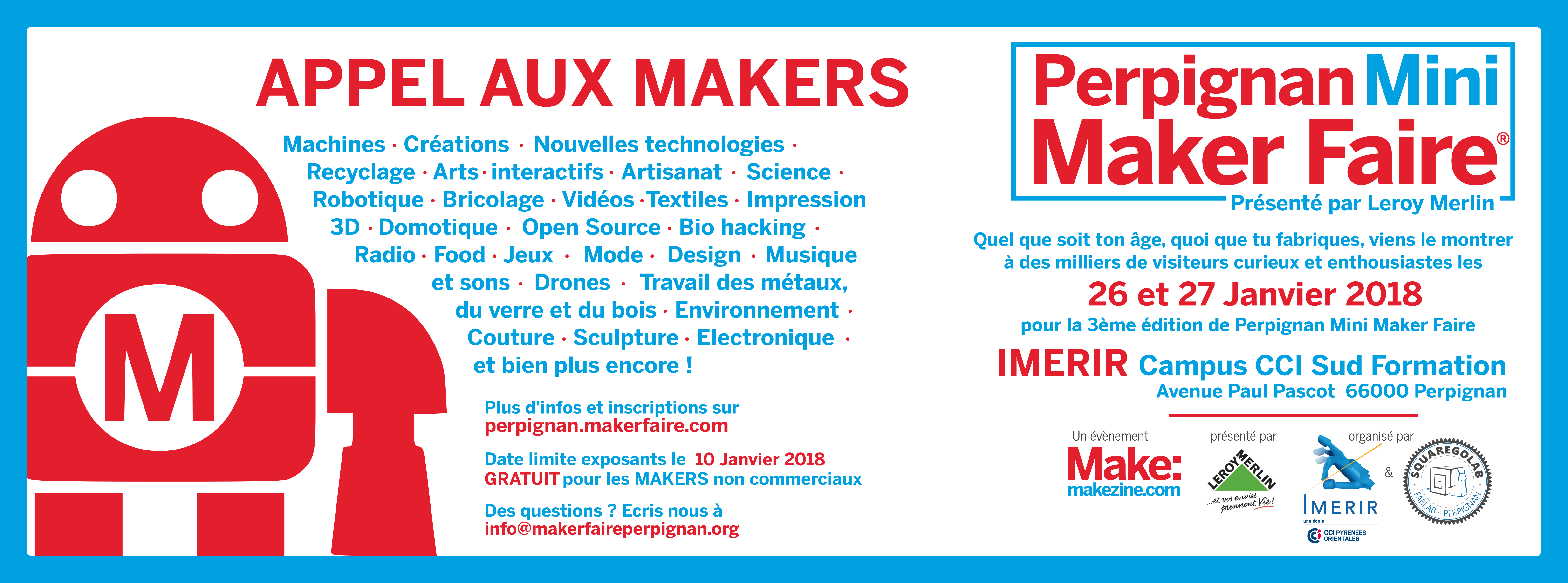 Newton Concept et Newton Mega Média au Mini Maker Faire Perpignan 2018